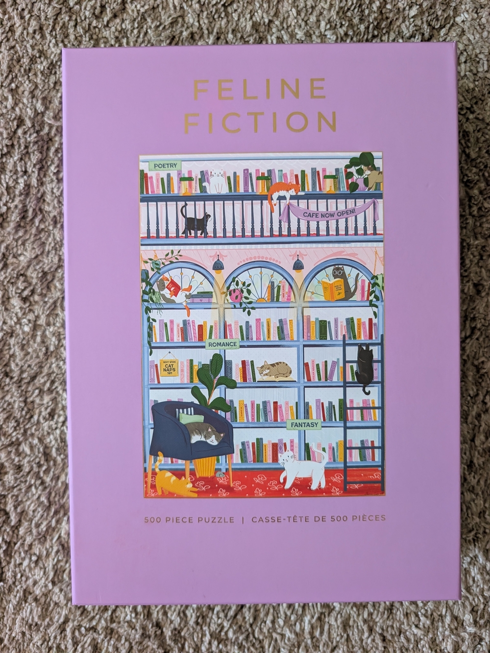 Hobbry Feline Fiction 500-Piece Puzzle